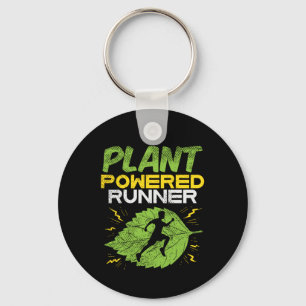 Vegan - Plant Powered Runner Key Ring