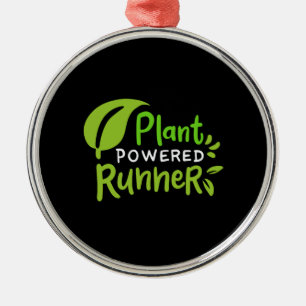 Vegan - Plant Powered Runner Metal Tree Decoration