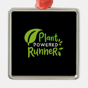 Vegan - Plant Powered Runner Metal Tree Decoration