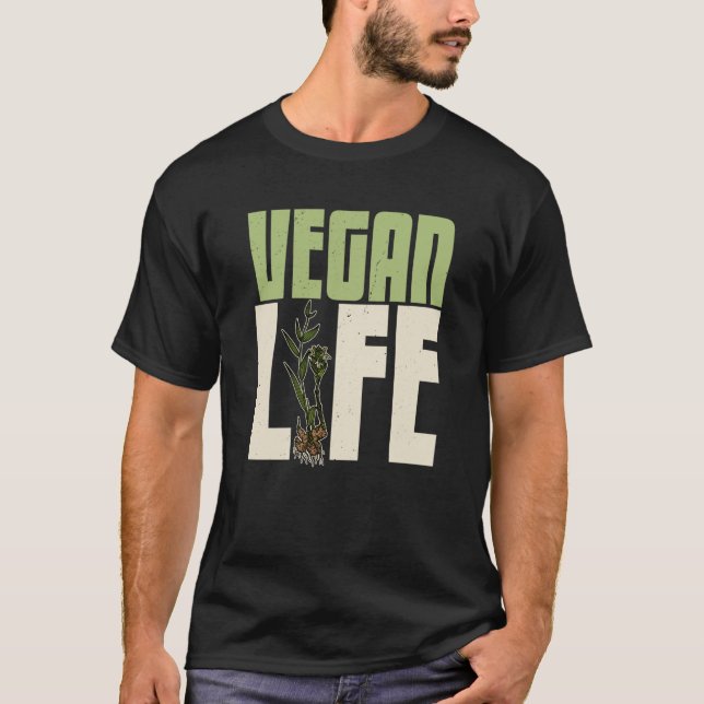 Vegan plants nutrition greens food Salad Food  5 T-Shirt (Front)