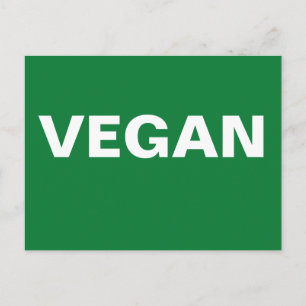 VEGAN POSTCARD