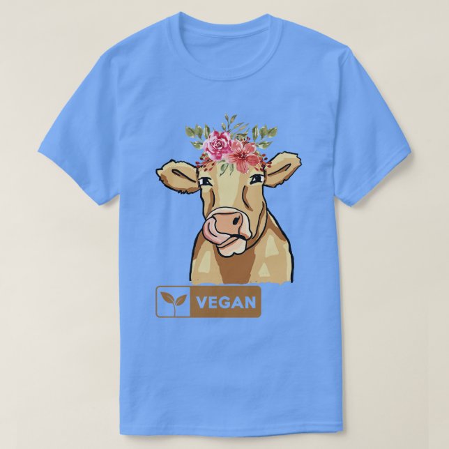 Vegan Power 5 T-Shirt (Design Front)