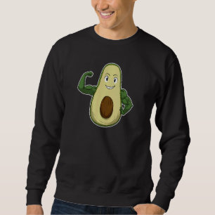 Vegan Power Vegetarian Plant Avocado Bodybuilding Sweatshirt