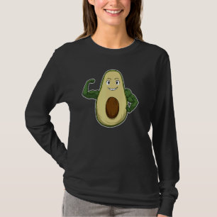 Vegan Power Vegetarian Plant Avocado Bodybuilding T-Shirt