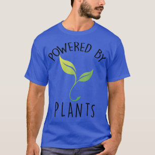 Vegan Powered By Plants , Vegetarian Herbivore  T-Shirt