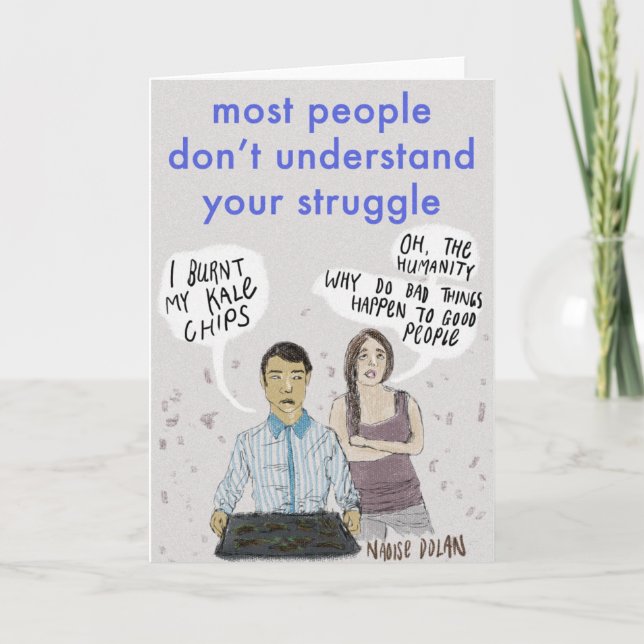 Vegan Problems Card (Front)