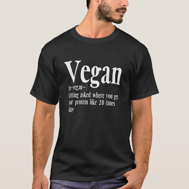Vegan Protein T-Shirt (Front)