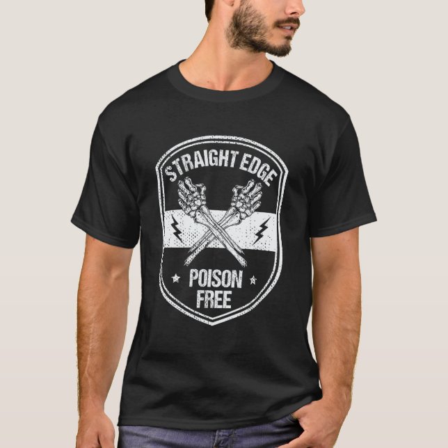 Vegan, Punk, Straight Edge T-Shirt (Front)