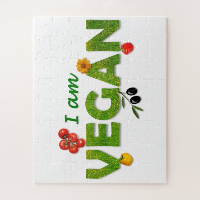 Vegan Puzzle (Vertical)