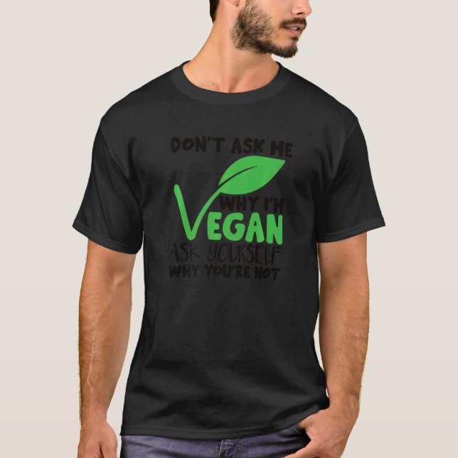Vegan Quote Funny Premium T-Shirt (Front)