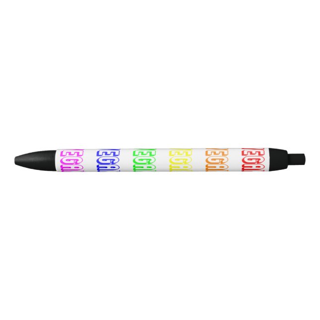 Vegan Rainbow Logo Pen (Front)
