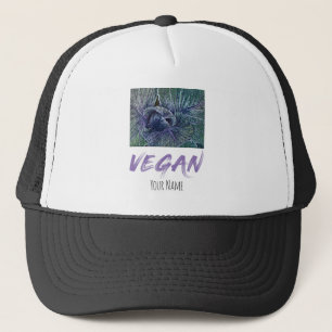 Vegan Red Cabbage Vintage gift Trucker Hat