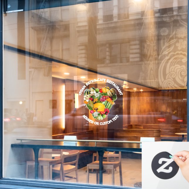 Vegan Restaurant Cafe Or Bistro Owner (Cafe Window)