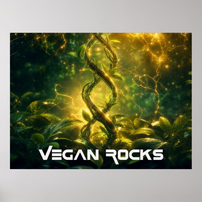 VEGAN ROCKS POSTER (Front)