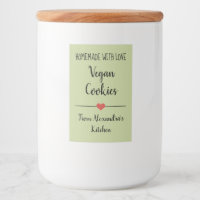 Vegan sage green cookies 