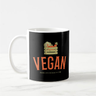 Vegan Saving Lives One Meal At A Time Coffee Mug