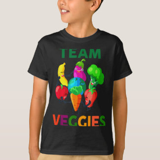 Vegan-shirt kids boys girls teen women funny team T-Shirt