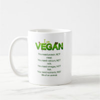 Vegan slogan cup.