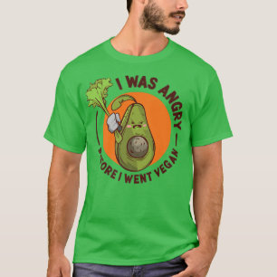 Vegan Soy Avocado Broccoli Plant Based Lifestyle V T-Shirt