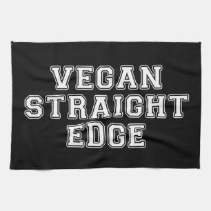 Vegan Straight Edge Tea Towel
