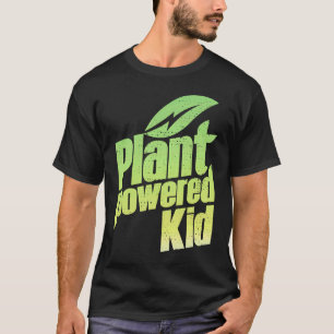 Vegan Strong Plant Powered Kid Workout T-Shirt