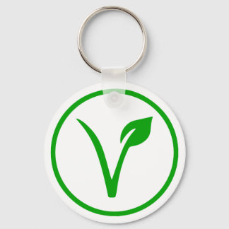 Vegan Symbol Vegetarian Veganism Animal Rights Key Ring