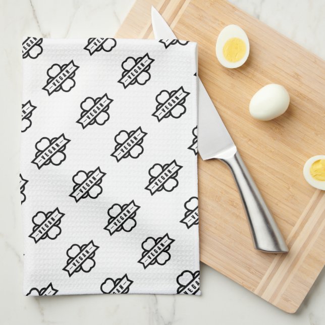 Vegan Tea Towel (Quarter Fold)