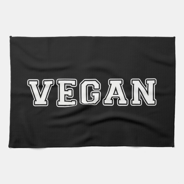 Vegan Tea Towel (Horizontal)