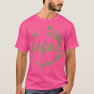 Vegan Tet Green Leaves Vegetarian Veganism  T-Shirt