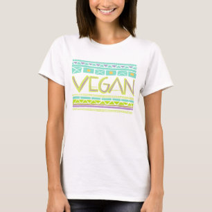 Vegan/Tribal Print T-Shirt