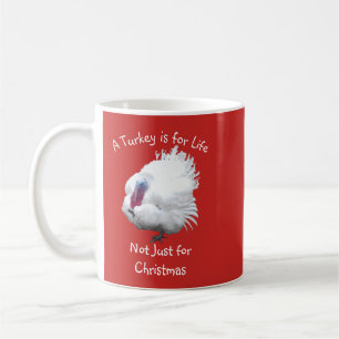 Vegan Turkey Christmas Coffee Mug
