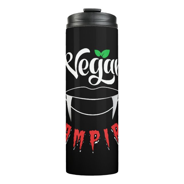 Vegan Vampire Thermal Tumbler (Front)