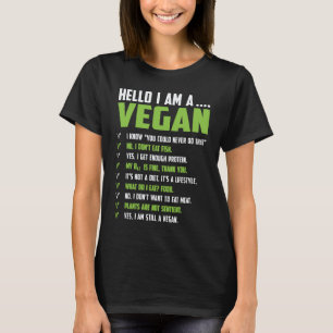 Vegan Vegan Saying 8 T-Shirt
