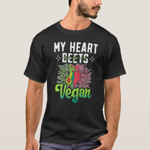 Vegan Vegansim My Heart Beets Vegan Pun T-Shirt