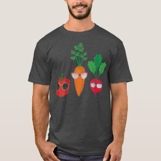 Vegan Vegetables Veggies Vegetarian Veganism Distr T-Shirt