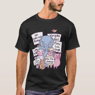 Vegan vegetarian bin vegan saying T-Shirt