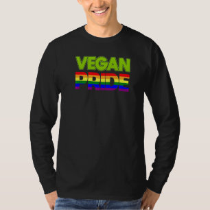 Vegan Vegetarian Food Vegans Plant Based Lgbt Vint T-Shirt