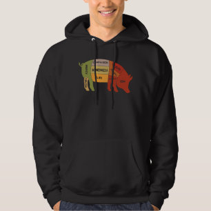 Vegan Vegetarian I Love Veggies Vegetable Veganism Hoodie