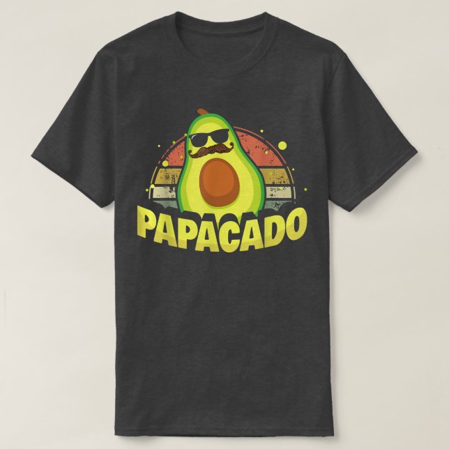 Vegan Vegetarian  Keto Diet  Avocado Lover  Papaca T-Shirt (Design Front)