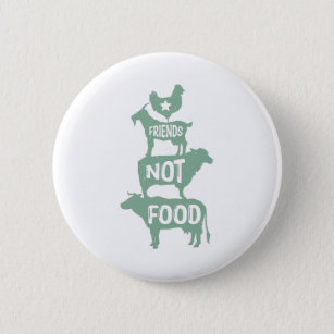 vegan vegetarian vegetarier food veganfood organic 6 cm round badge