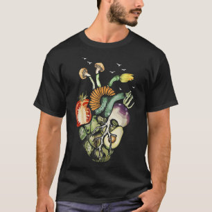 Vegan Veggie Heart World Vegetarian Day Vegan Plan T-Shirt