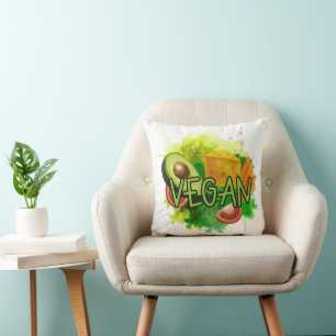 Vegan Veggies Cushion