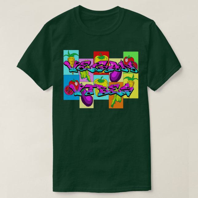 Vegan vibes 2 T-Shirt (Design Front)