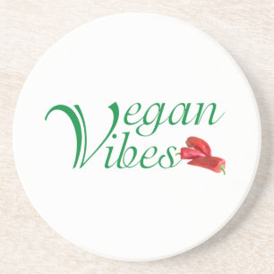 Vegan vibes coaster