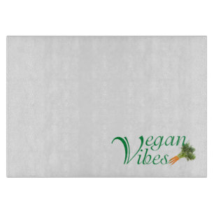 Vegan vibes cutting board