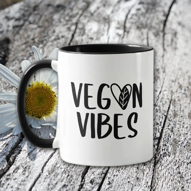 Vegan Vibes, Green Lifestyle  Mug (Creator Uploaded)