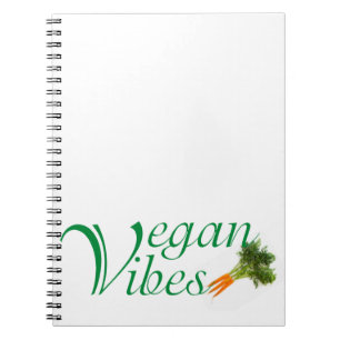 Vegan vibes notebook