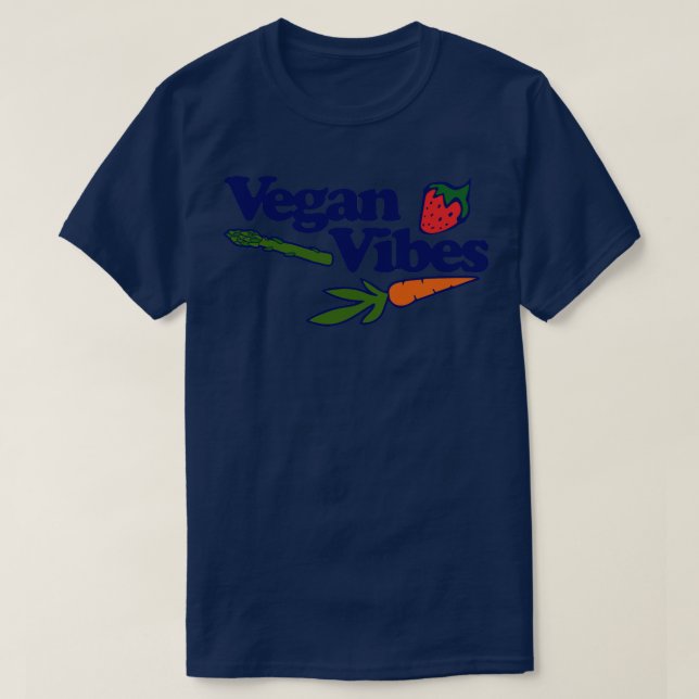 Vegan Vibes T-Shirt (Design Front)