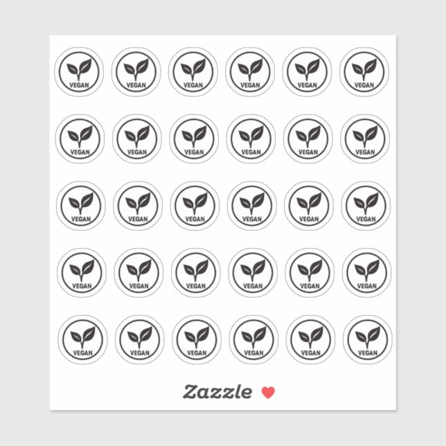 Vegan Wedding Menu Place Card Mini Meal Choice  (Sheet)