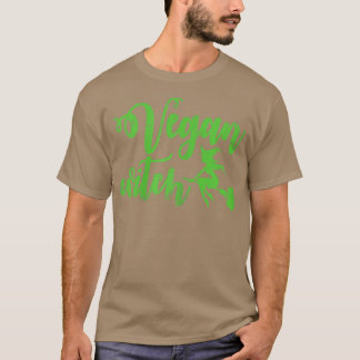 Vegan Witch Funny Halloween  T-Shirt